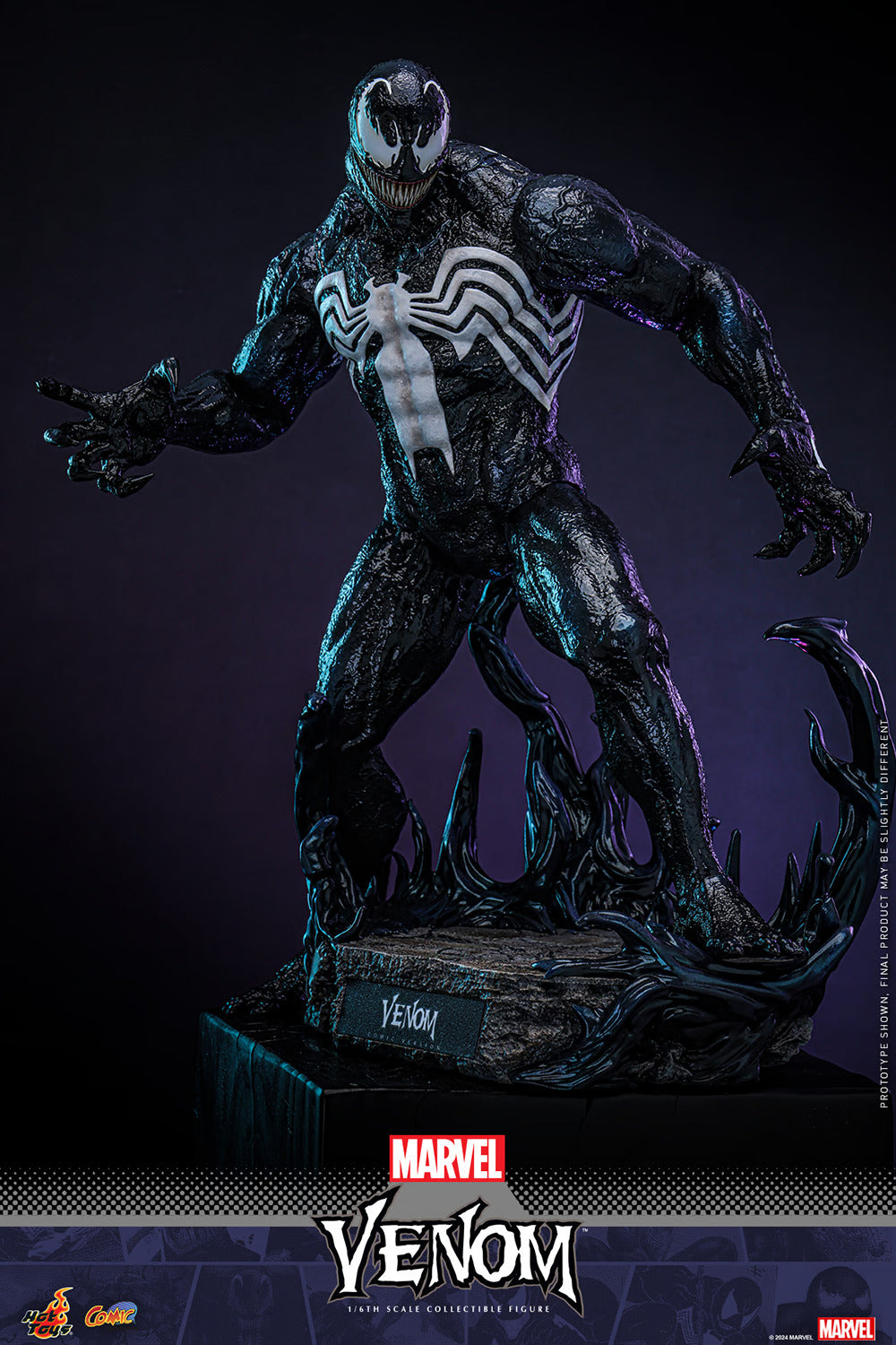 Hot Toys Comic Masterpiece Series: Marvel Comics - Venom Escala 1/6