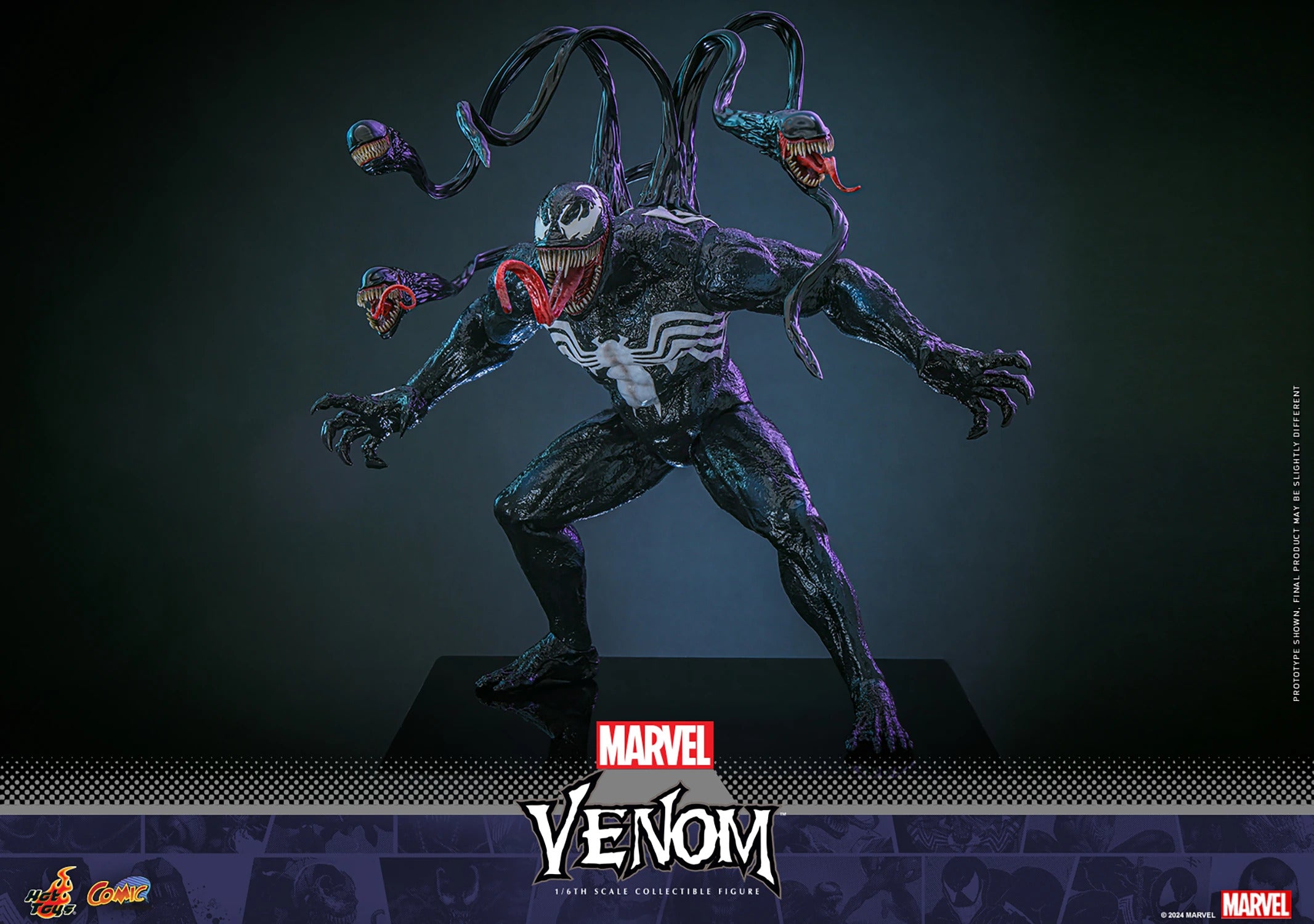 Hot Toys Comic Masterpiece Series: Marvel Comics - Venom Escala 1/6