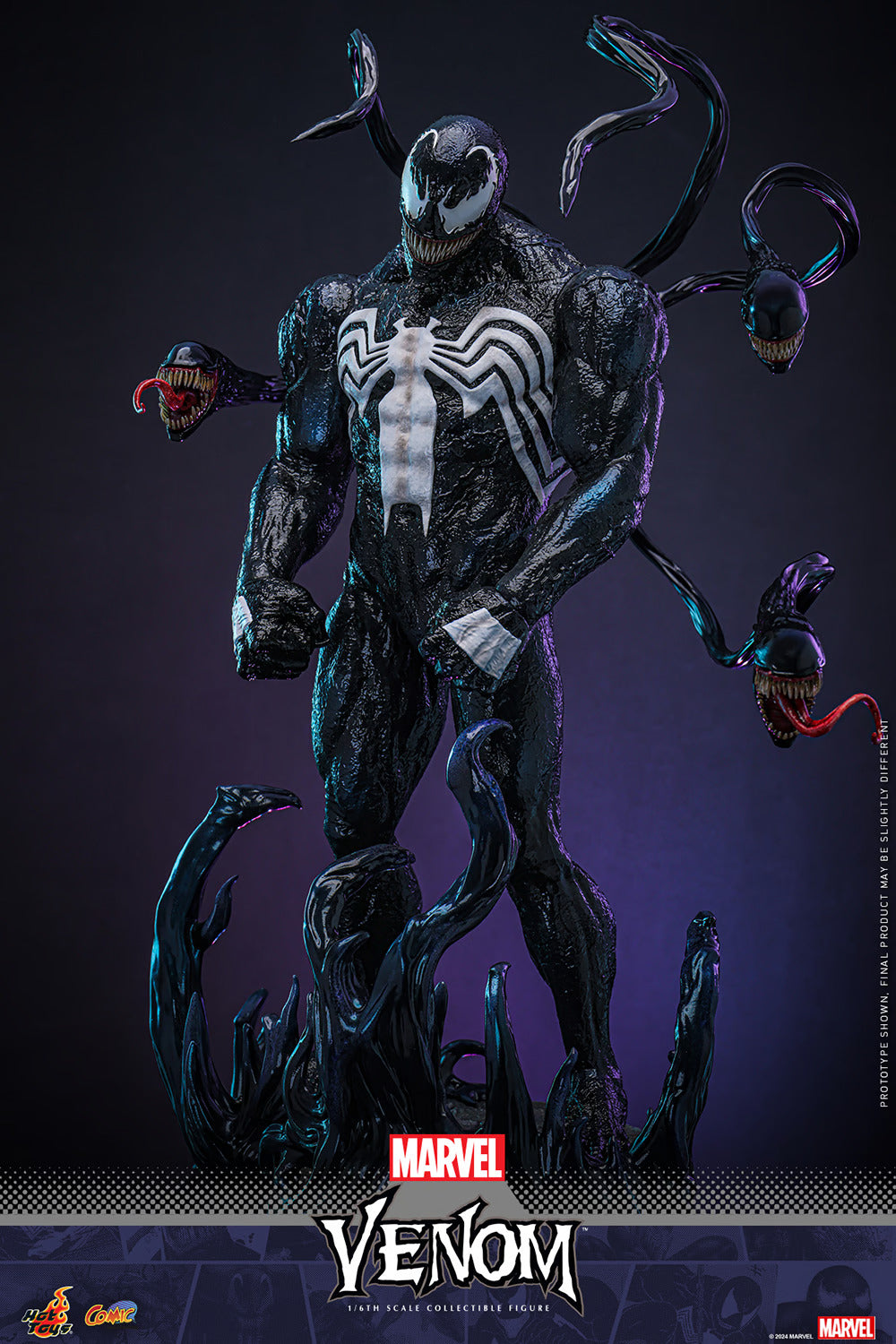 Hot Toys Comic Masterpiece Series: Marvel Comics - Venom Escala 1/6