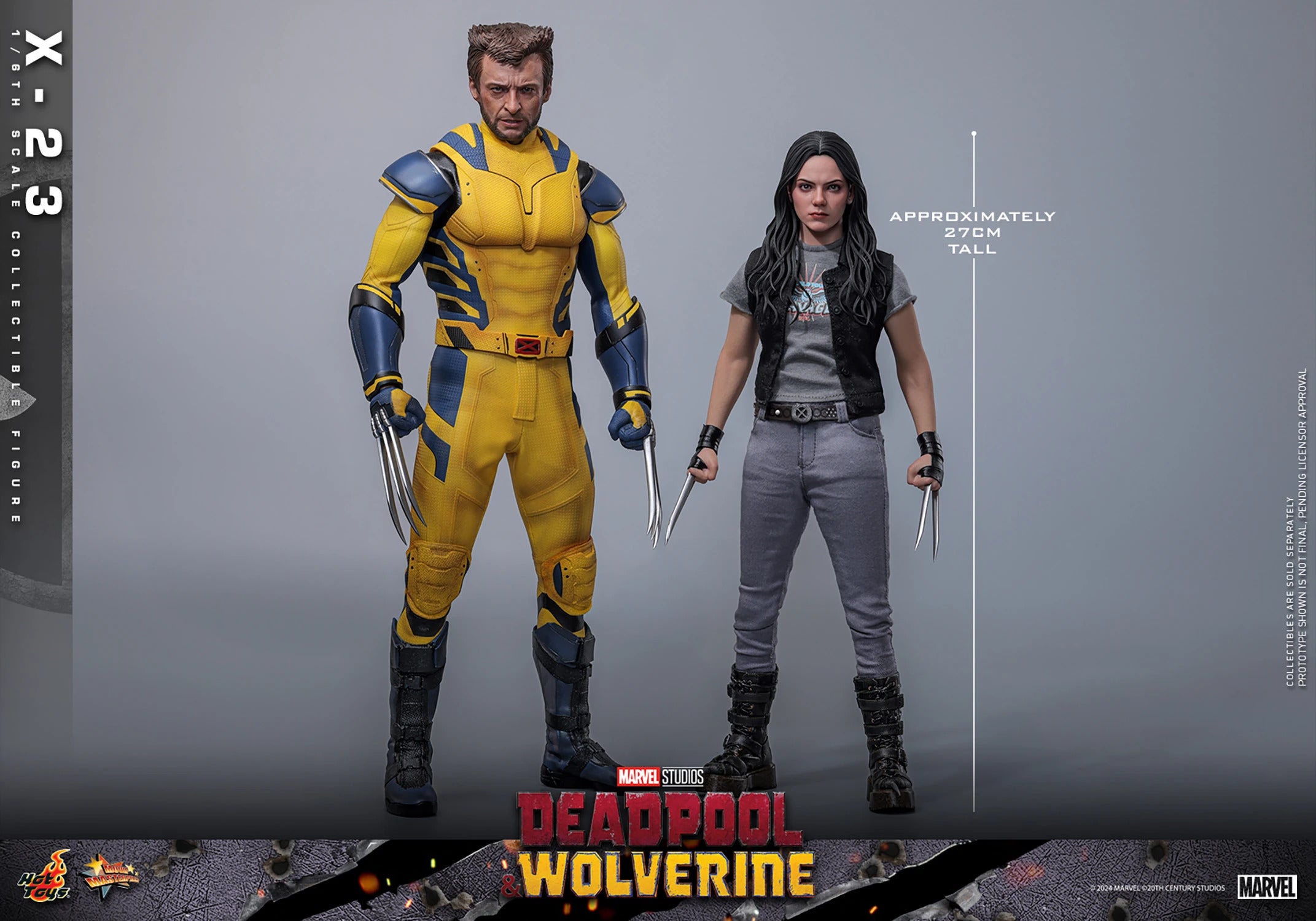 Hot Toys Movie Masterpiece Series: Marvel Deadpool y Wolverine - X-23 Escala 1/6