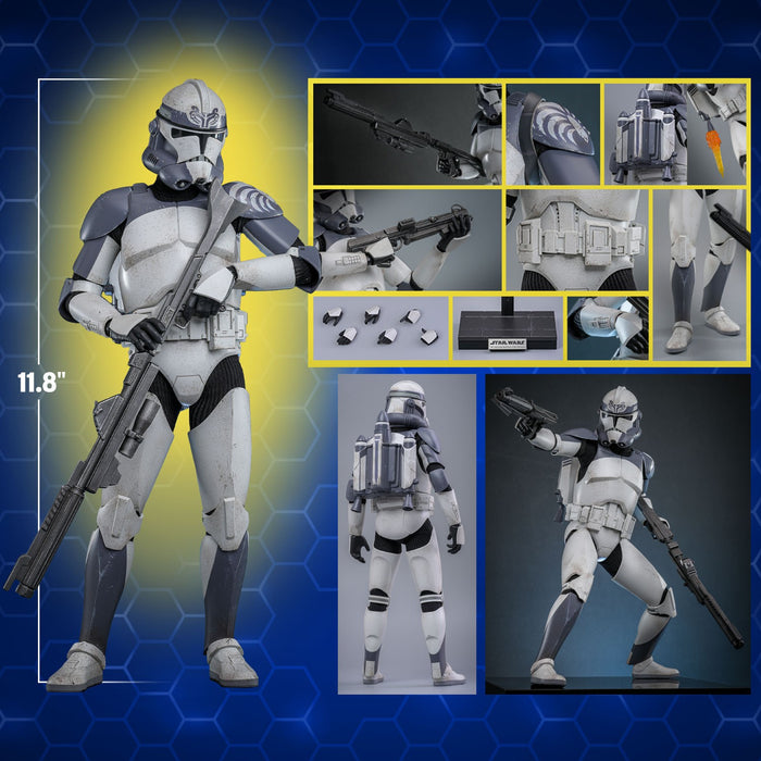 Hot Toys Movie Masterpiece Series: Star Wars Clone Trooper 104 Batallon - Soldado Wolfpack Escala 1/6