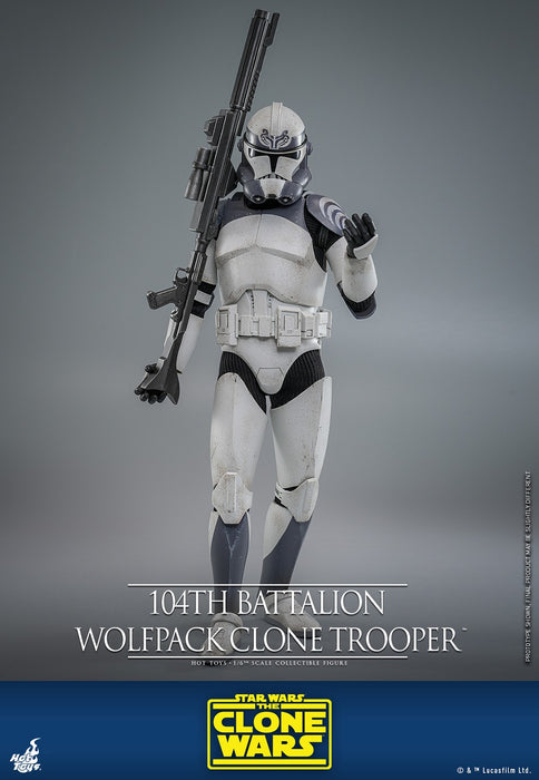 Hot Toys Movie Masterpiece Series: Star Wars Clone Trooper 104 Batallon - Soldado Wolfpack Escala 1/6