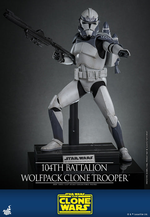 Hot Toys Movie Masterpiece Series: Star Wars Clone Trooper 104 Batallon - Soldado Wolfpack Escala 1/6