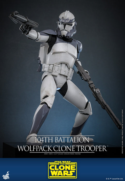 Hot Toys Movie Masterpiece Series: Star Wars Clone Trooper 104 Batallon - Soldado Wolfpack Escala 1/6