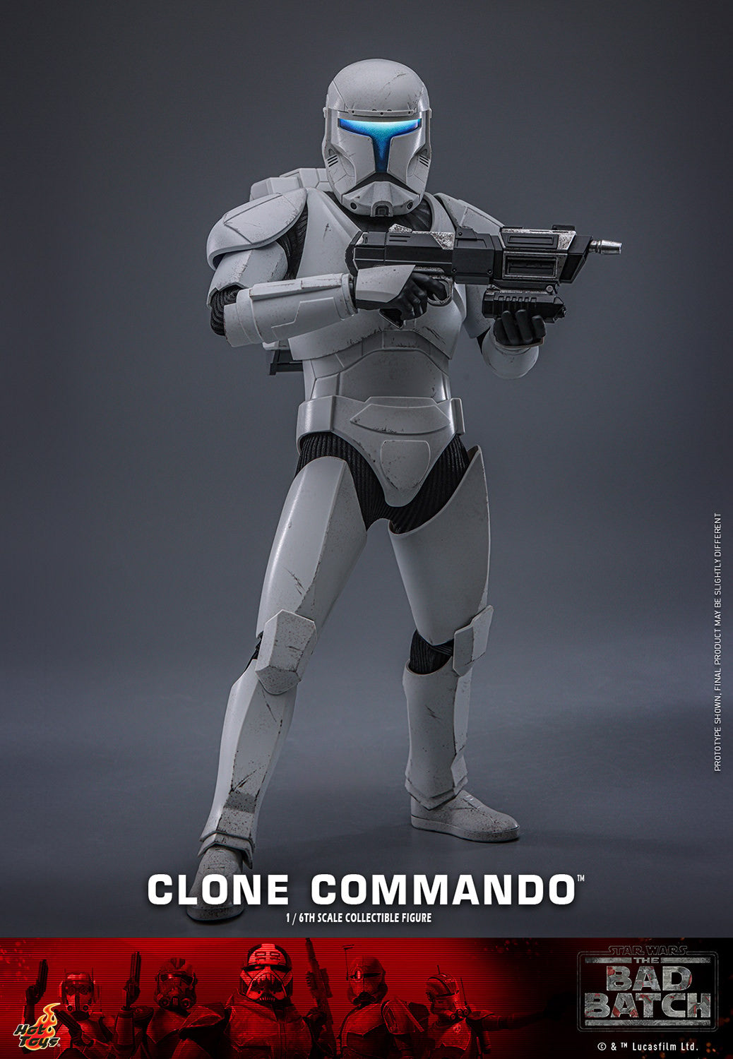 Hot Toys Television Masterpiece Series: Star Wars The Bad Batch - Clone Commando Escala 1/6