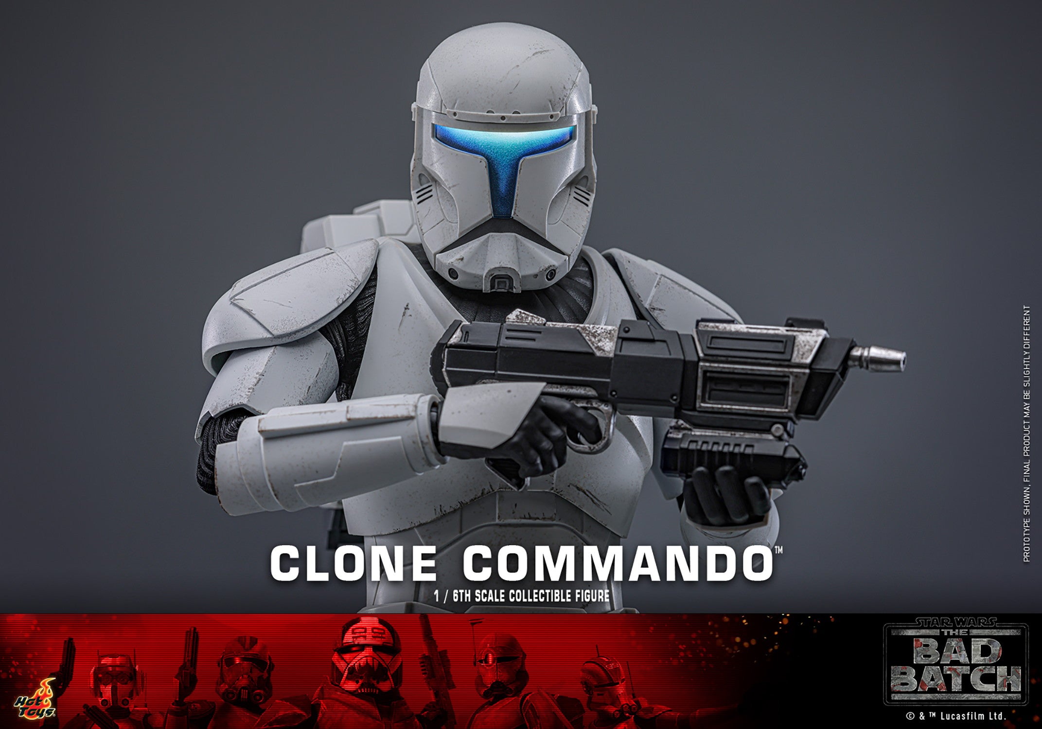 Hot Toys Television Masterpiece Series: Star Wars The Bad Batch - Clone Commando Escala 1/6