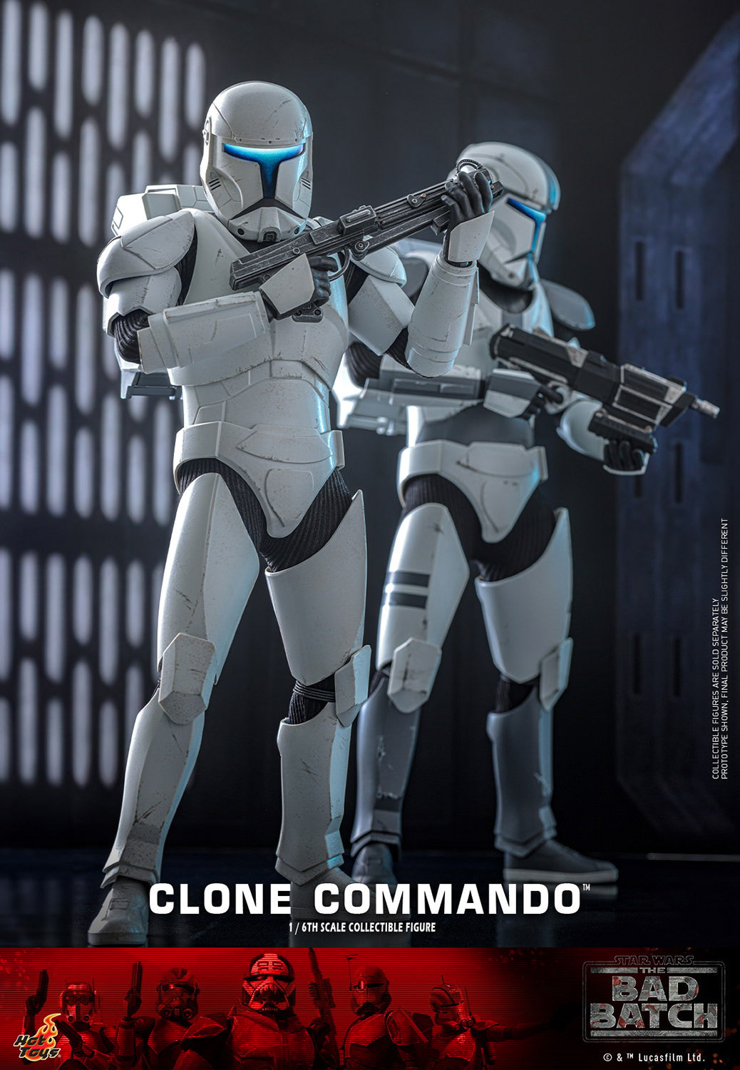 Hot Toys Television Masterpiece Series: Star Wars The Bad Batch - Clone Commando Escala 1/6