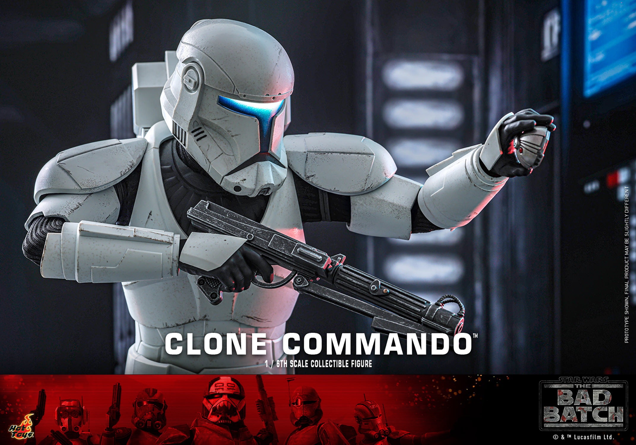 Hot Toys Television Masterpiece Series: Star Wars The Bad Batch - Clone Commando Escala 1/6