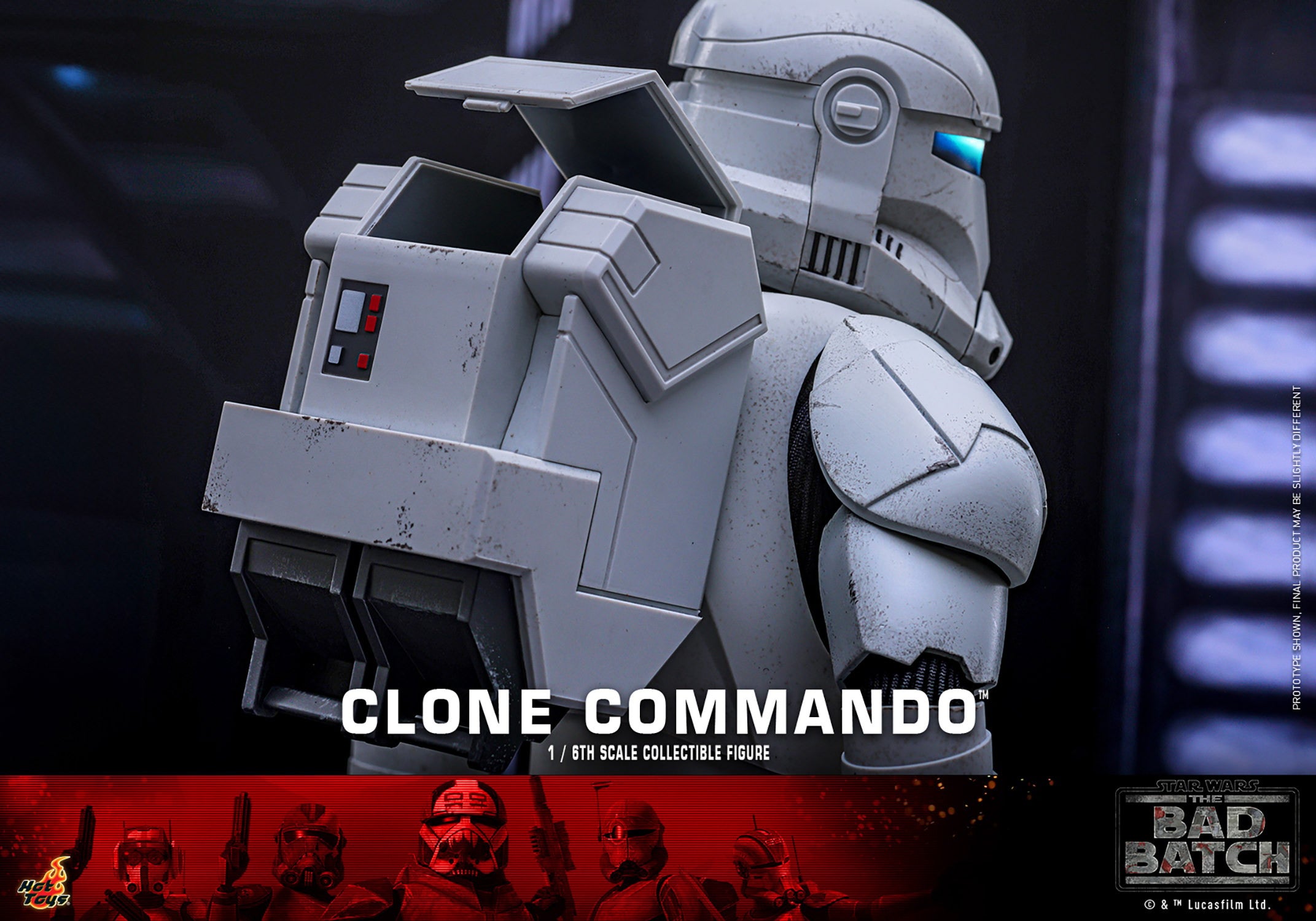 Hot Toys Television Masterpiece Series: Star Wars The Bad Batch - Clone Commando Escala 1/6