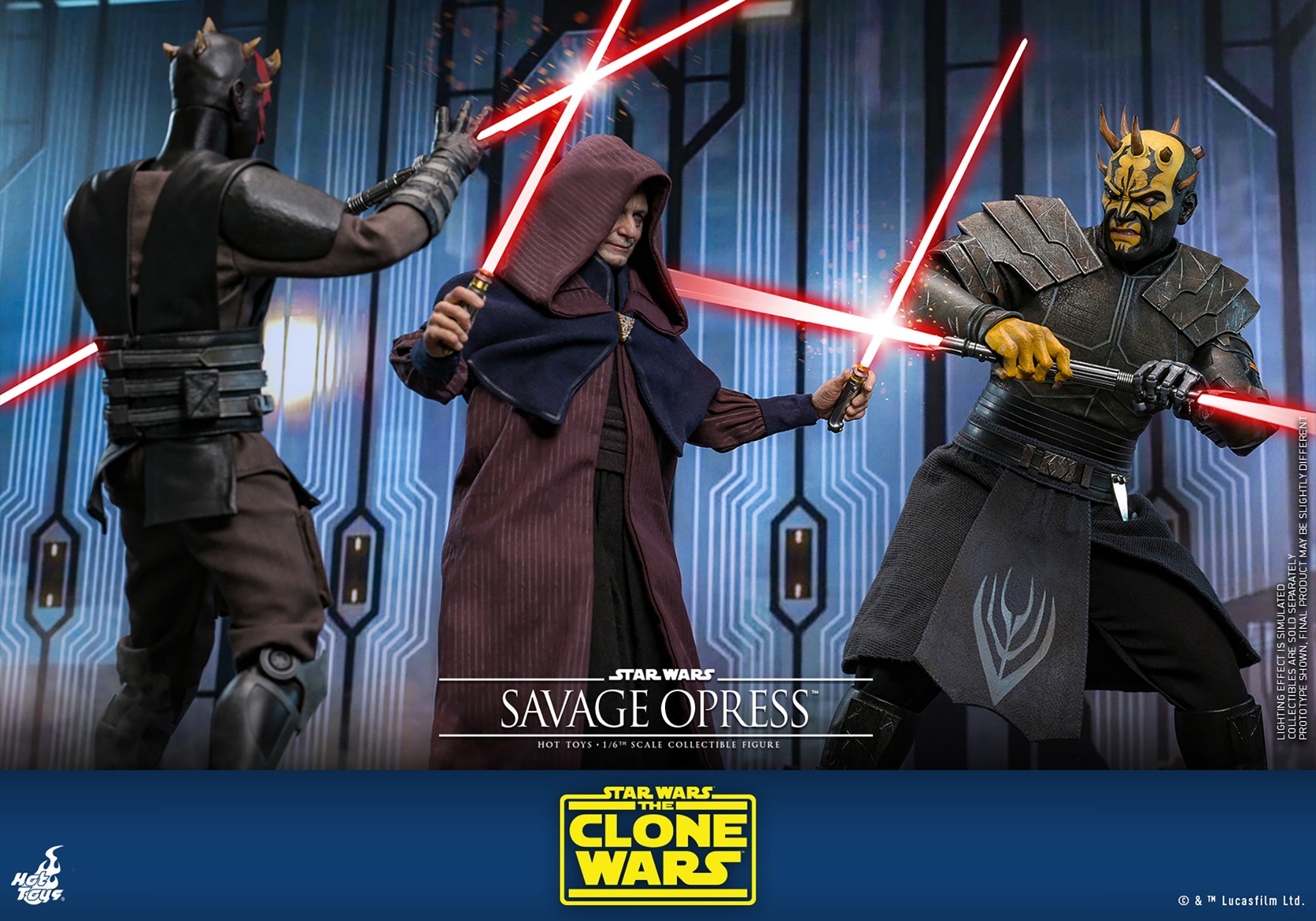 Hot Toys Movie Masterpiece Series: Star Wars The Clone Wars - Savage Opress Escala 1/6