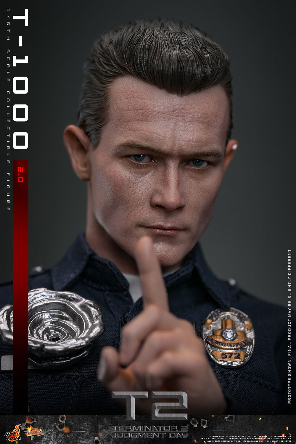 Hot Toys Movie Masterpiece Series: Terminator 2 El Juicio Final - T 1000 Escala 1/6