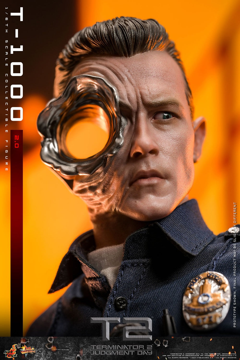 Hot Toys Movie Masterpiece Series: Terminator 2 El Juicio Final - T 1000 Escala 1/6