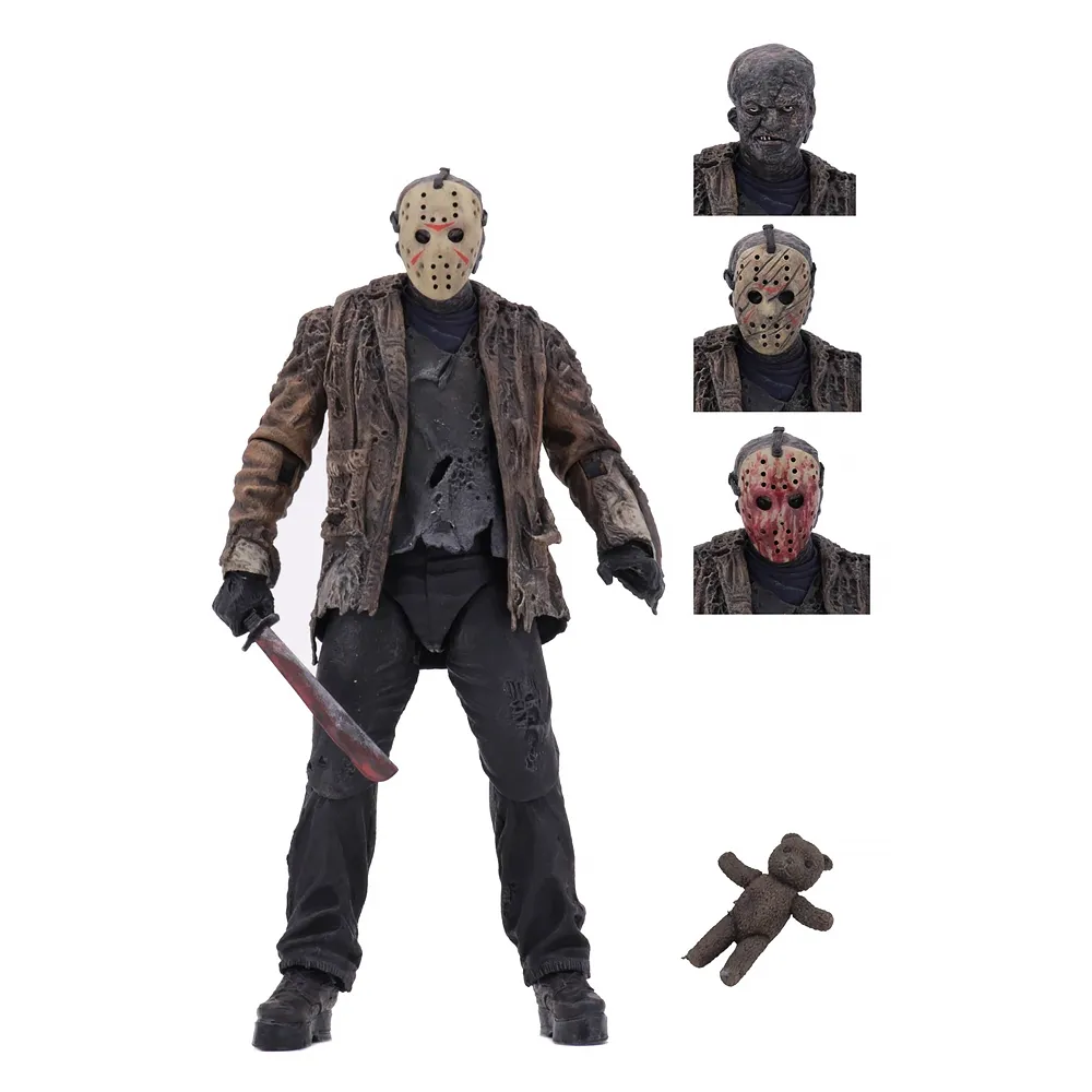 NECA Figura de Accion Ultimate: Freddy vs Jason - Jason 7 Pulgadas