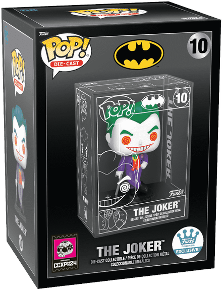 Funko Pop Diecast: DC Comics - Joker Exclusivo Funko Shop