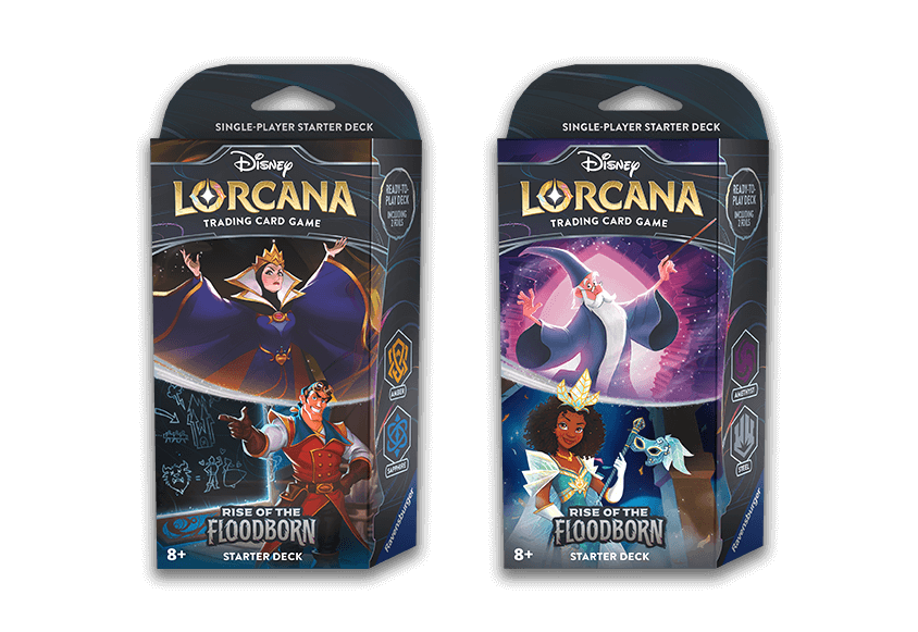 Lorcana: Rise Of The Floodborn - Starter Deck En Ingles 8 Pack