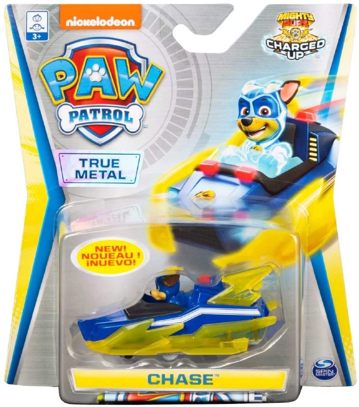 Paw Patrol: Paw Patrol Vehiculos True Metal - Chase True Metal