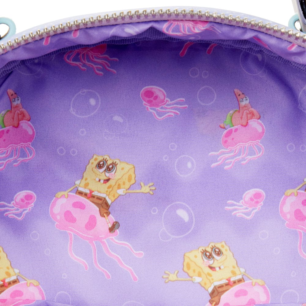 Loungefly X Nickelodeon: Bob Esponja Con Medusas Mini Mochila