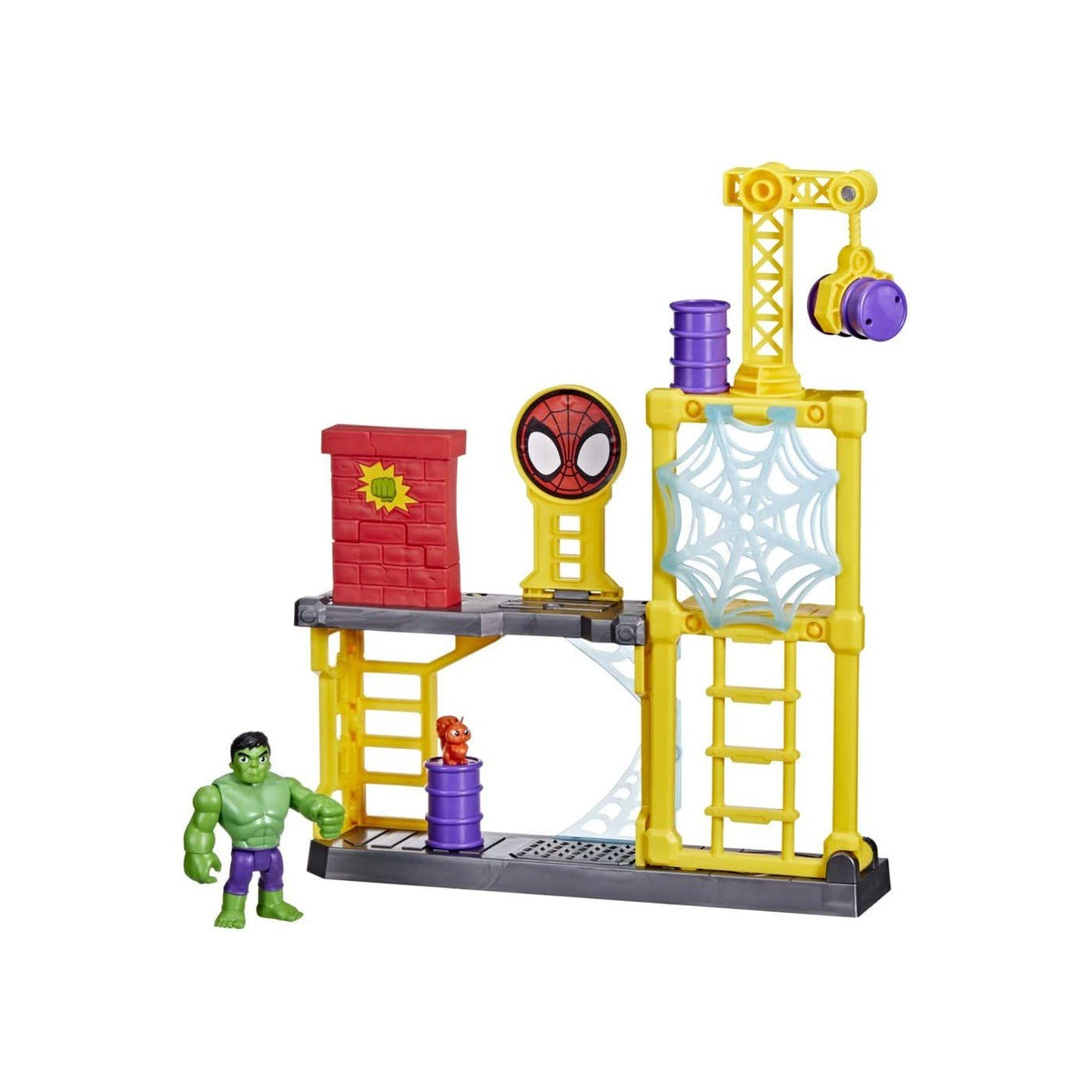 Marvel Spidey And His Amazing Friends Set Parque De Juegos De Hulk Distrito Max