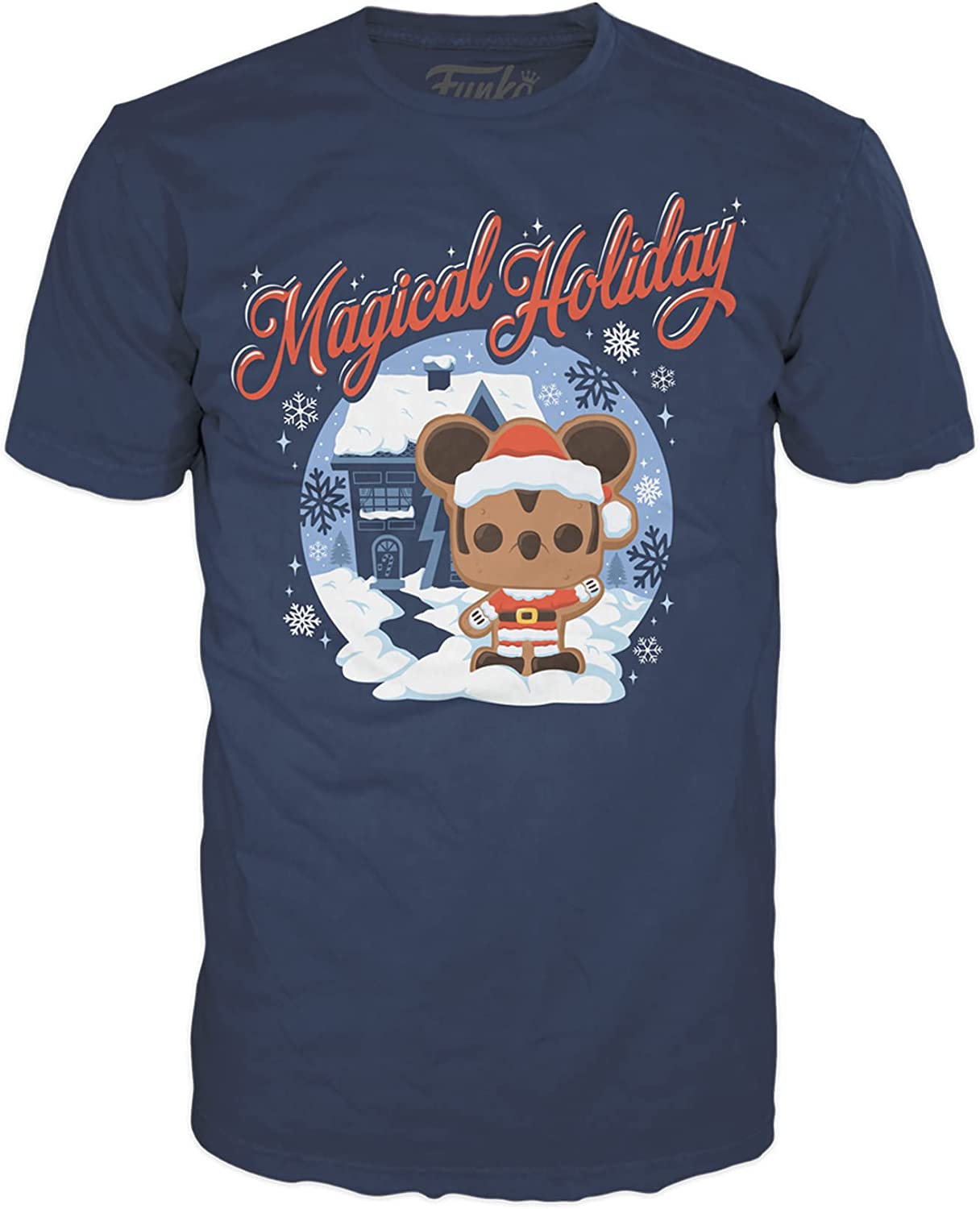 Funko Boxed Tee: Disney Navidad - Santa Mickey Playera Extra Chica