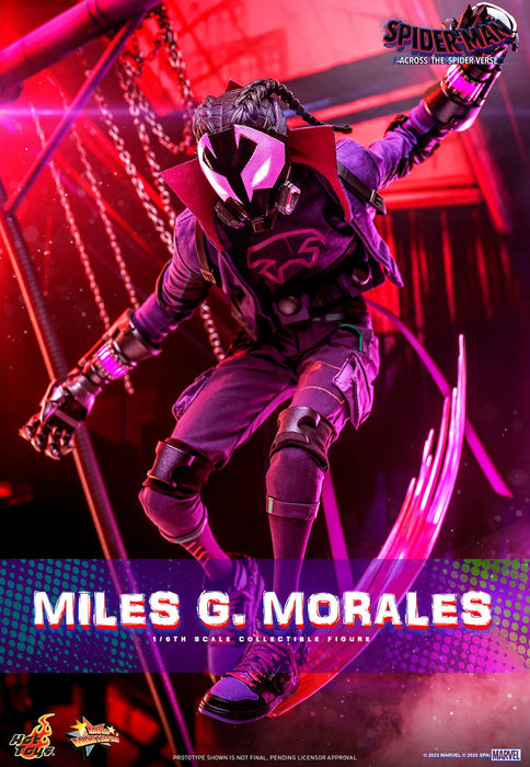 Hot Toys Movie Masterpiece Series: Marvel Spiderman Across The SpiderVerse - Miles G Morales Escala 1/6