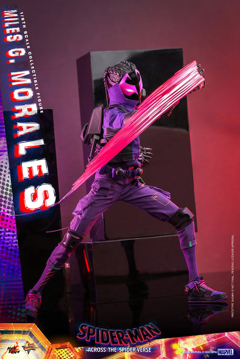 Hot Toys Movie Masterpiece Series: Marvel Spiderman Across The SpiderVerse - Miles G Morales Escala 1/6