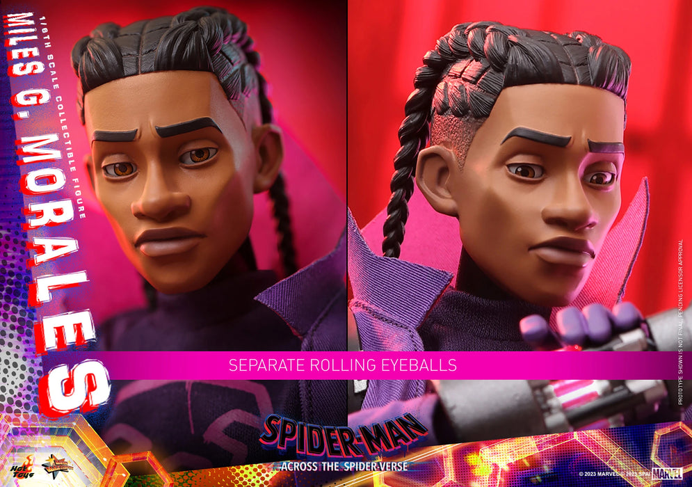 Hot Toys Movie Masterpiece Series: Marvel Spiderman Across The SpiderVerse - Miles G Morales Escala 1/6