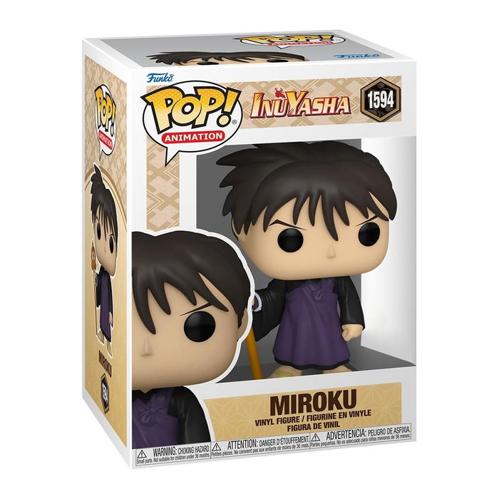 Funko Pop Animation: Inuyasha - Miroku Exclusivo