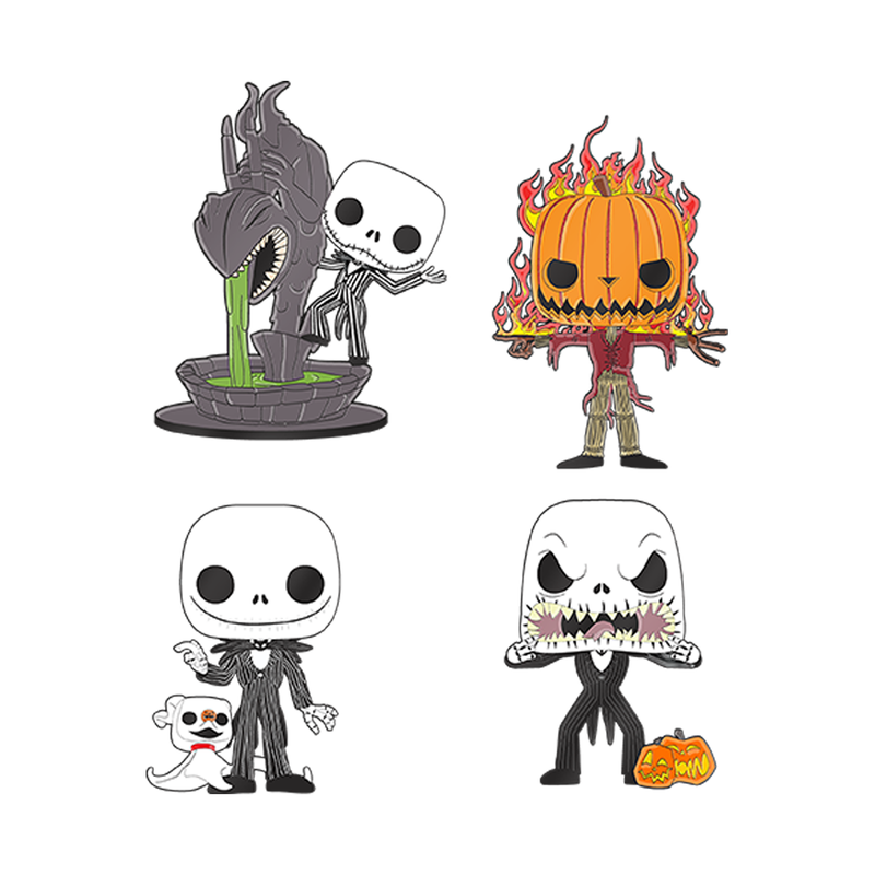 Funko Pop Pin: El Mundo De Jack - ThIs Is Halloween Set De Pines 4 Pack