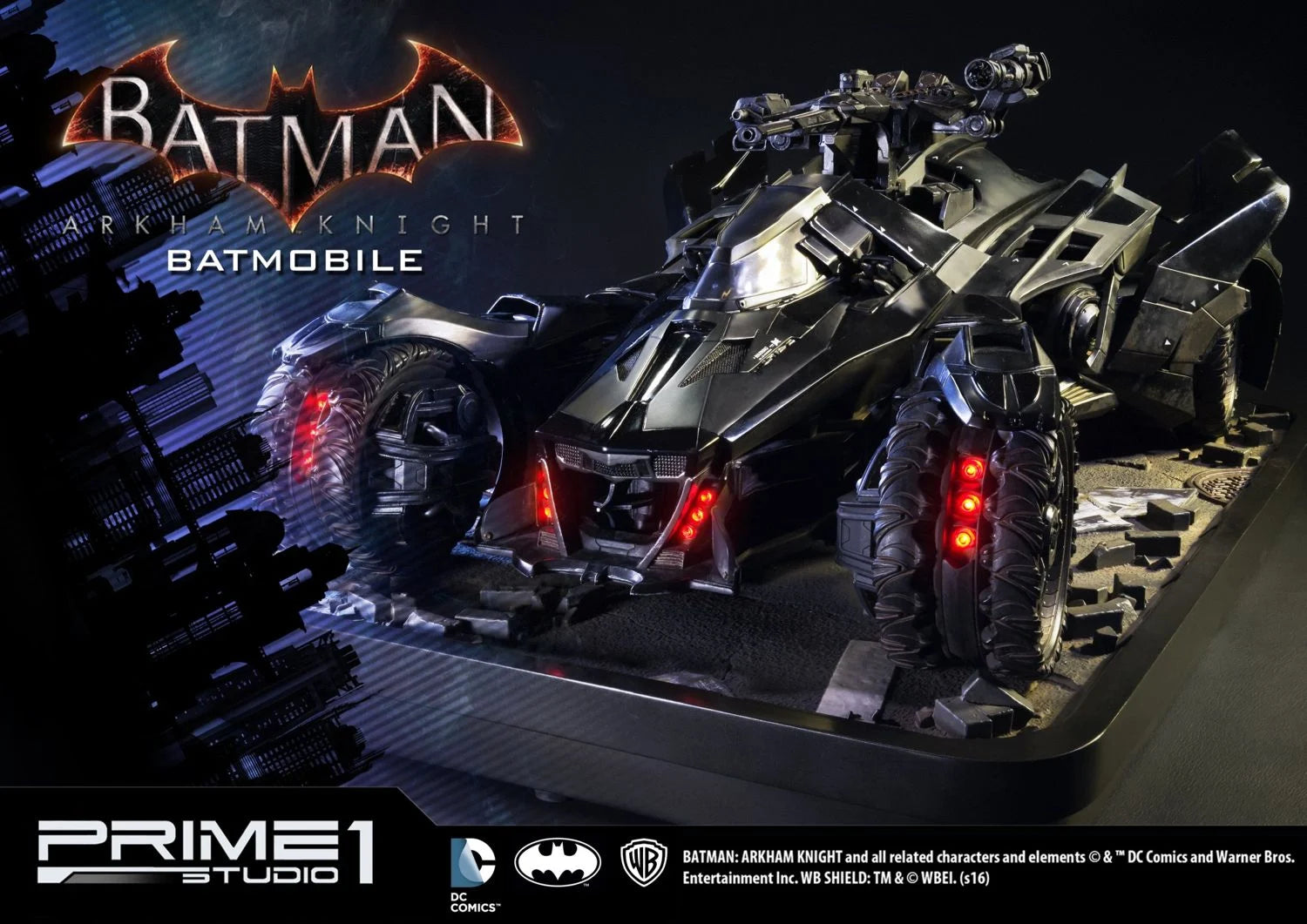 Prime 1 Studios Museum Masterline: Batman Arkham Knight - Batmobile Escala 1/10