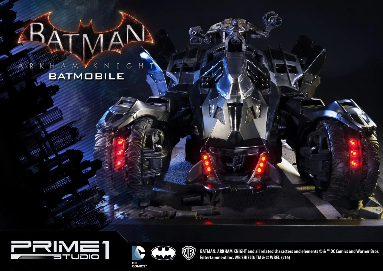 Prime 1 Studios Museum Masterline: Batman Arkham Knight - Batmobile Escala 1/10