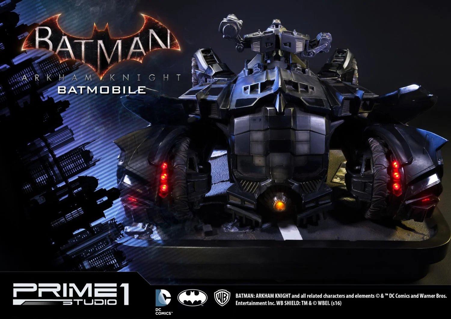 Prime 1 Studios Museum Masterline: Batman Arkham Knight - Batmobile Escala 1/10