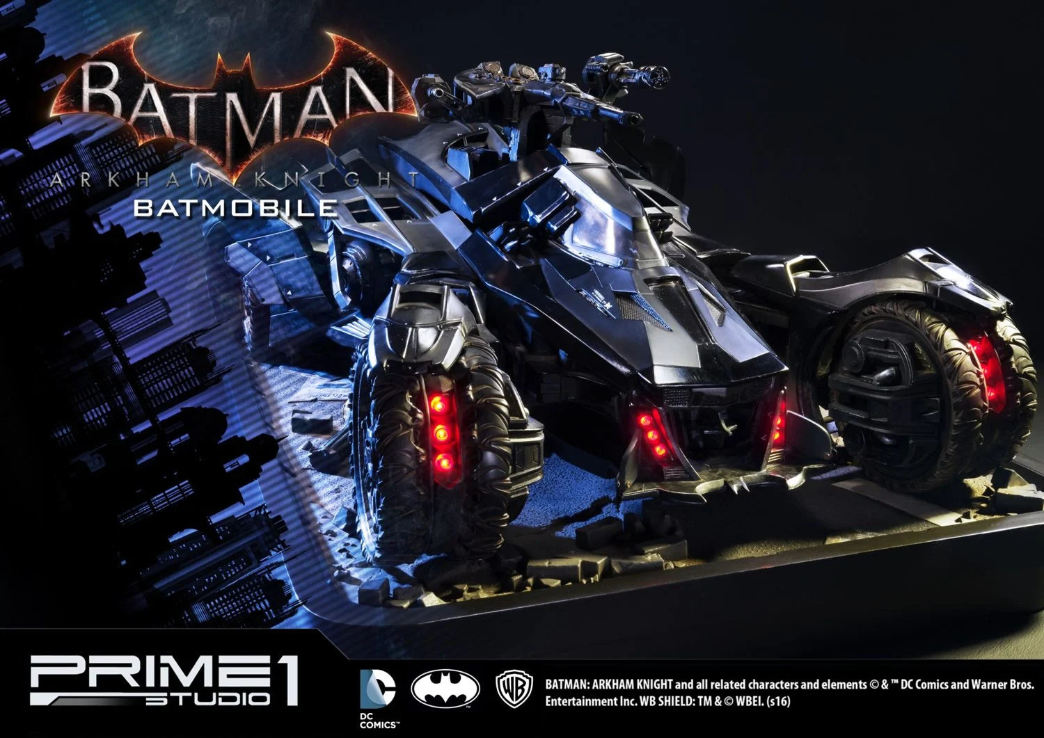 Prime 1 Studios Museum Masterline: Batman Arkham Knight - Batmobile Escala 1/10