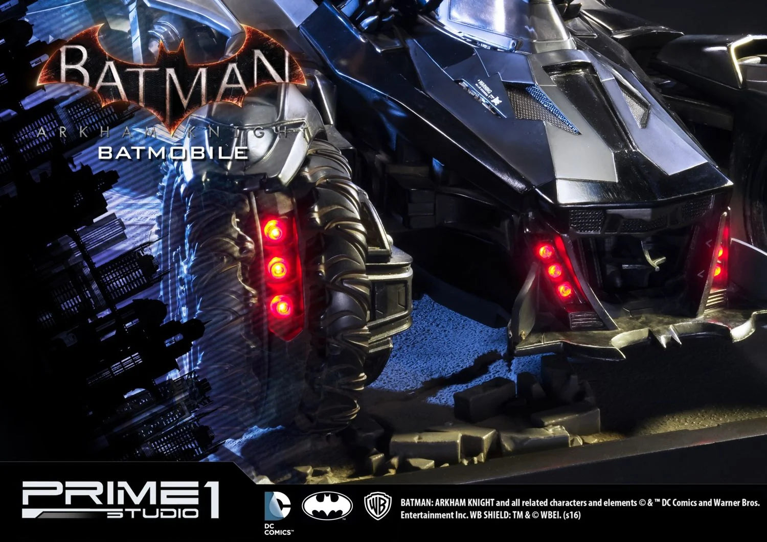 Prime 1 Studios Museum Masterline: Batman Arkham Knight - Batmobile Escala 1/10