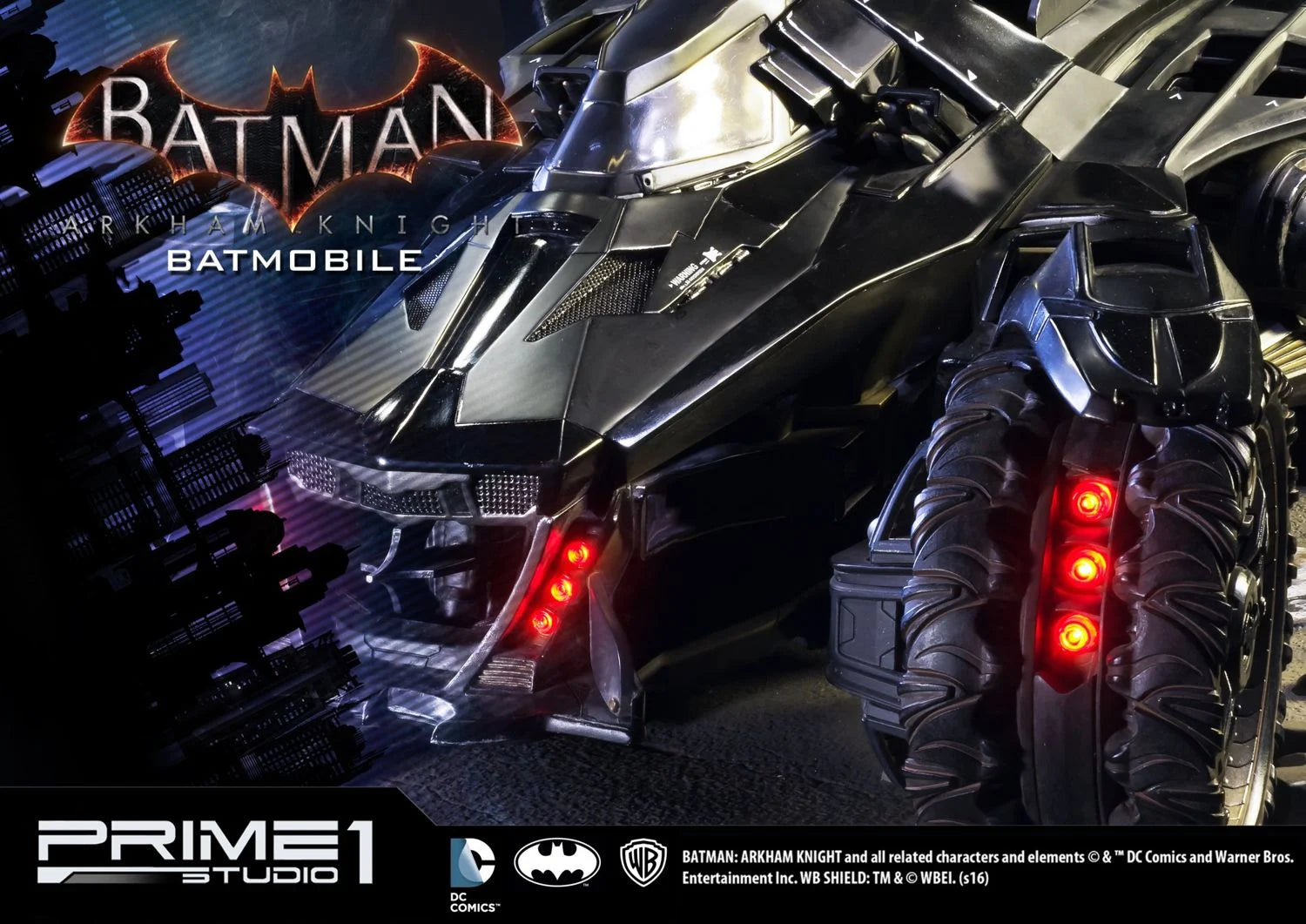 Prime 1 Studios Museum Masterline: Batman Arkham Knight - Batmobile Escala 1/10