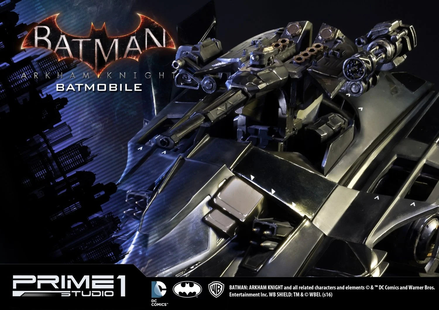 Prime 1 Studios Museum Masterline: Batman Arkham Knight - Batmobile Escala 1/10