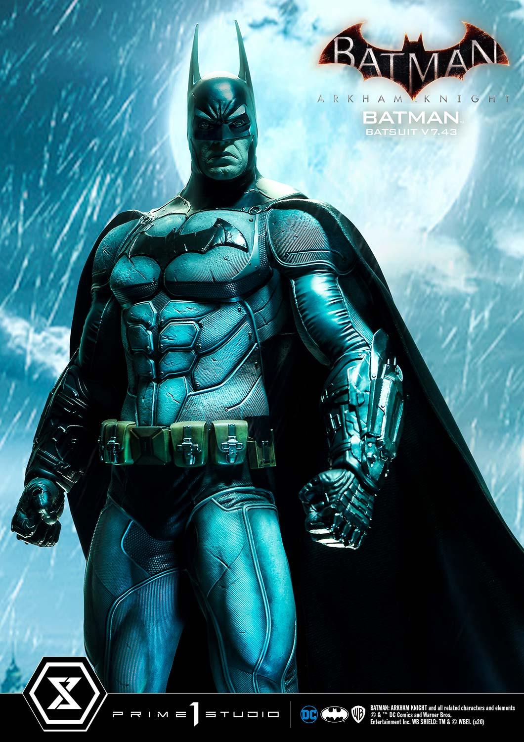 Prime 1 Studios Museum Masterline: Batman Arkham Knight - Batman Batsuit V7.43 Ex Version Escala 1/3