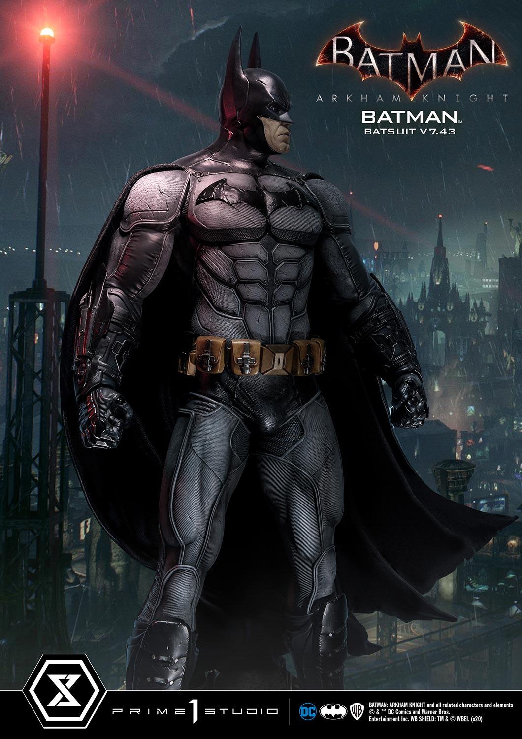 Prime 1 Studios Museum Masterline: Batman Arkham Knight - Batman Batsuit V7.43 Ex Version Escala 1/3