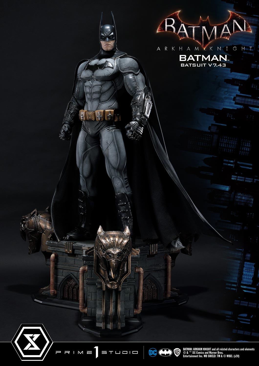 Prime 1 Studios Museum Masterline: Batman Arkham Knight - Batman Batsuit V7.43 Ex Version Escala 1/3