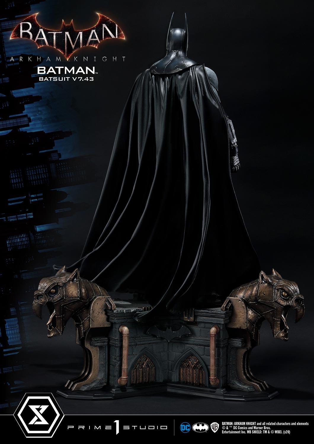 Prime 1 Studios Museum Masterline: Batman Arkham Knight - Batman Batsuit V7.43 Ex Version Escala 1/3