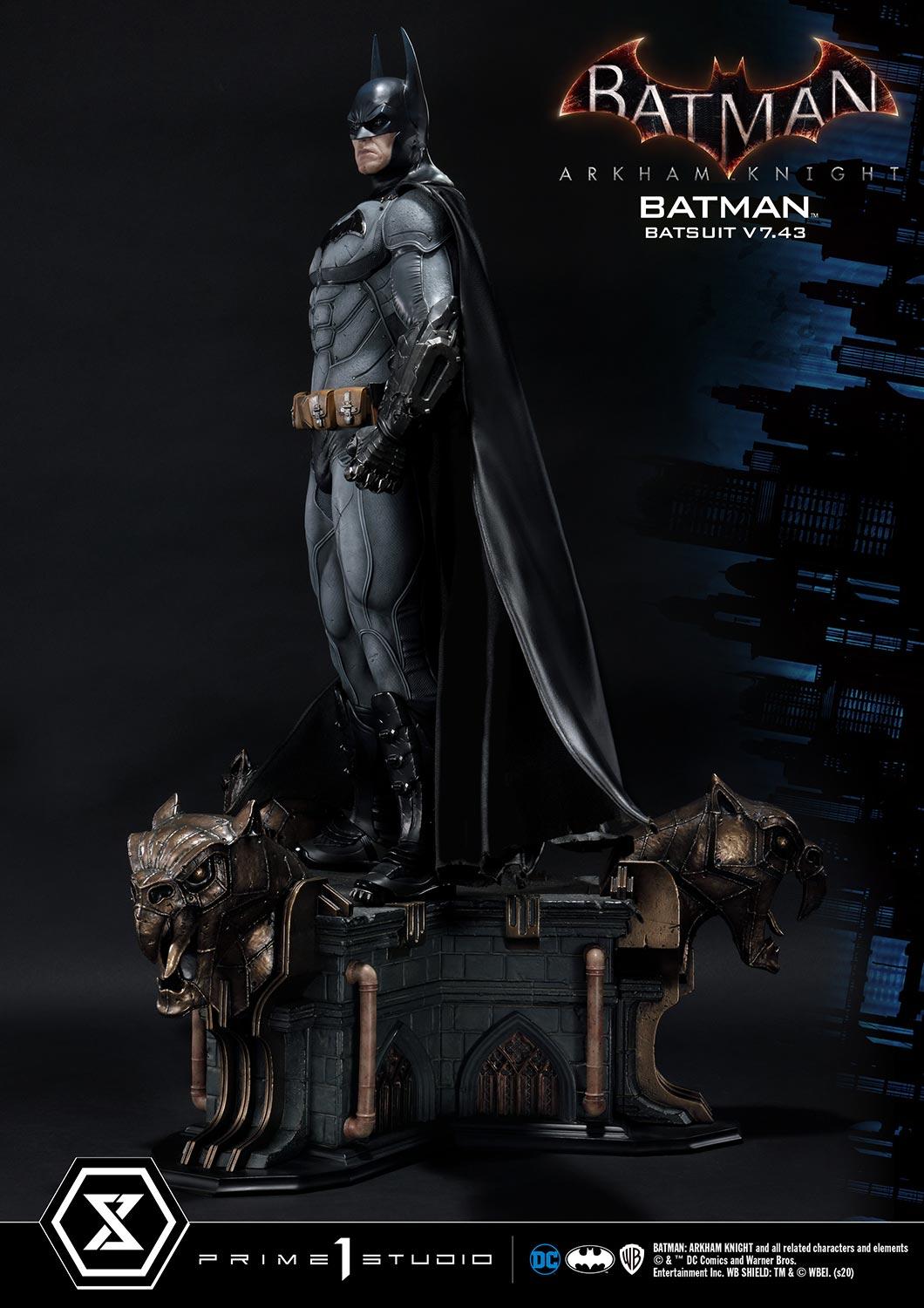 Prime 1 Studios Museum Masterline: Batman Arkham Knight - Batman Batsuit V7.43 Ex Version Escala 1/3