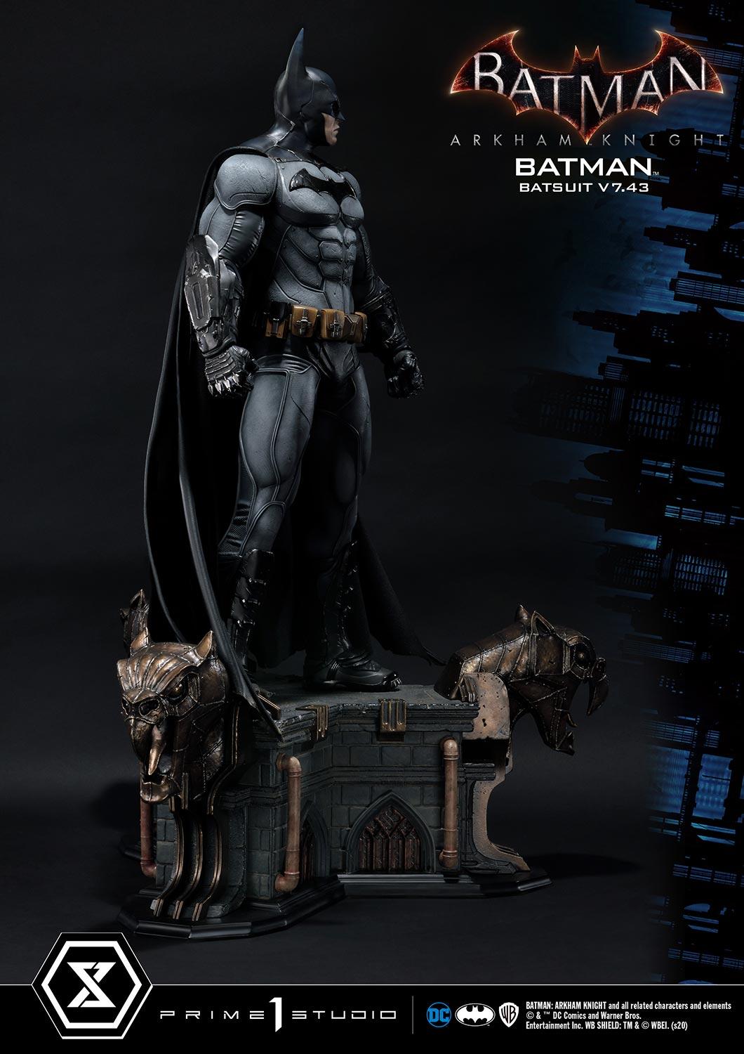 Prime 1 Studios Museum Masterline: Batman Arkham Knight - Batman Batsuit V7.43 Ex Version Escala 1/3