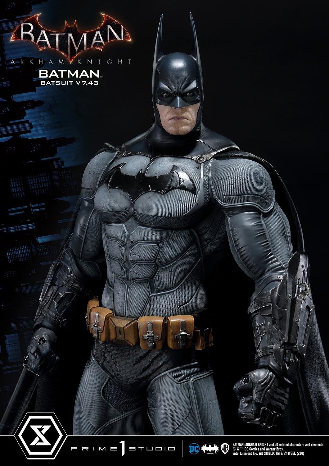 Prime 1 Studios Museum Masterline: Batman Arkham Knight - Batman Batsuit V7.43 Ex Version Escala 1/3