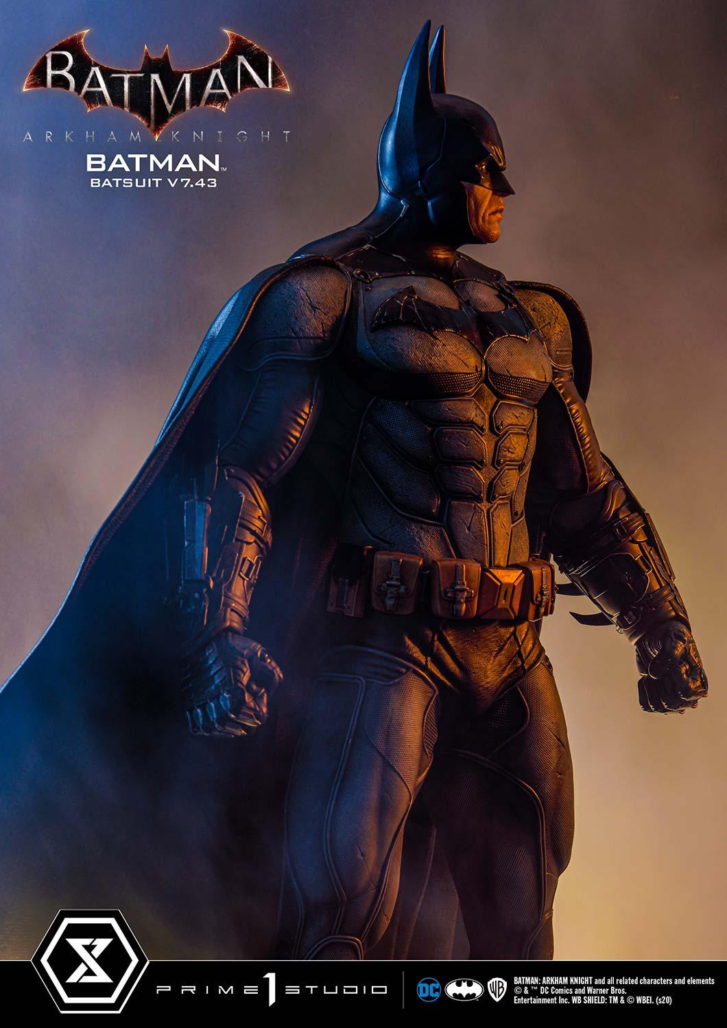 Prime 1 Studios Museum Masterline: Batman Arkham Knight - Batman Batsuit V7.43 Ex Version Escala 1/3