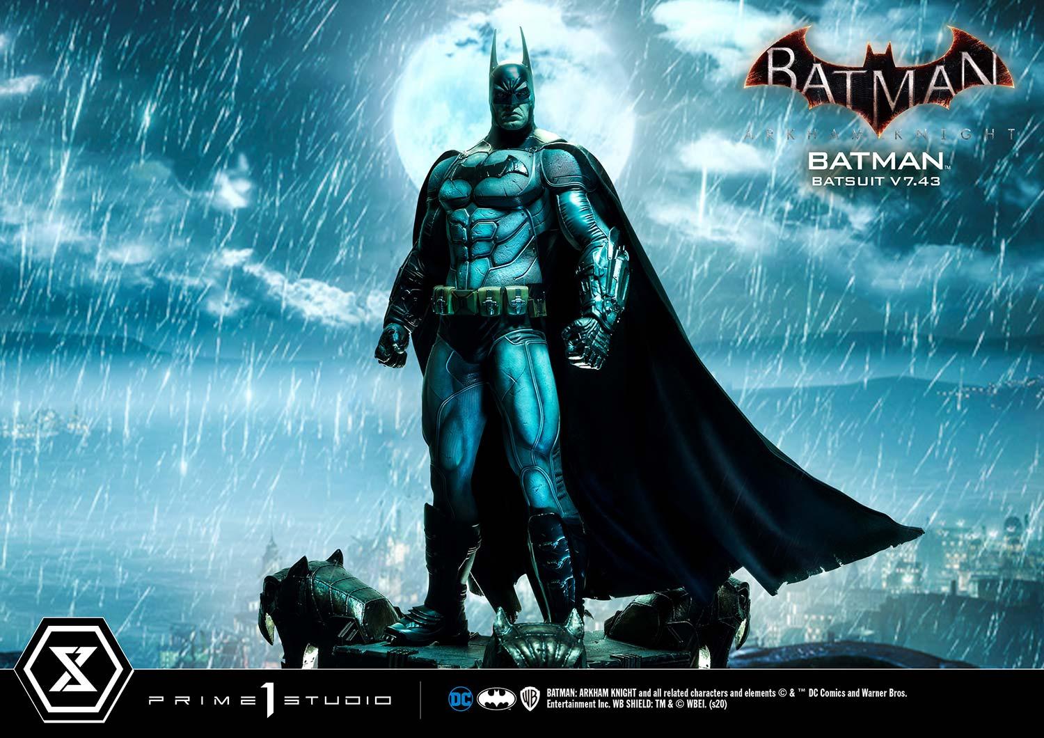 Prime 1 Studios Museum Masterline: Batman Arkham Knight - Batman Batsuit V7.43 Ex Version Escala 1/3