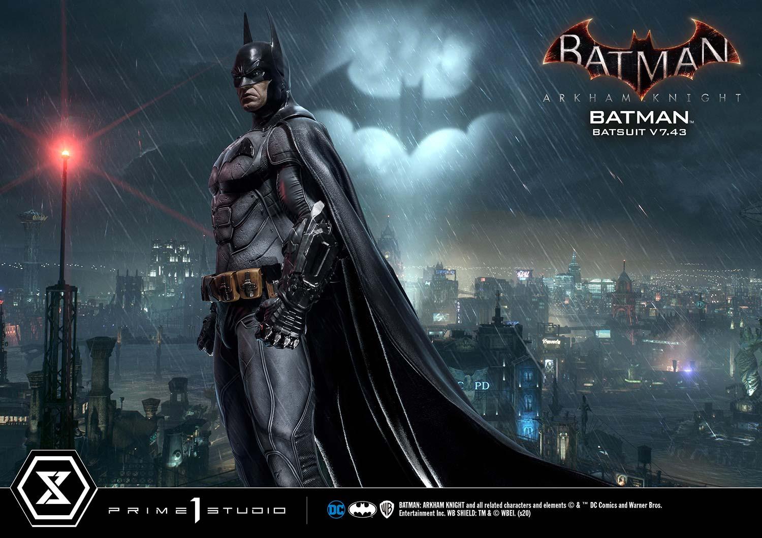 Prime 1 Studios Museum Masterline: Batman Arkham Knight - Batman Batsuit V7.43 Ex Version Escala 1/3