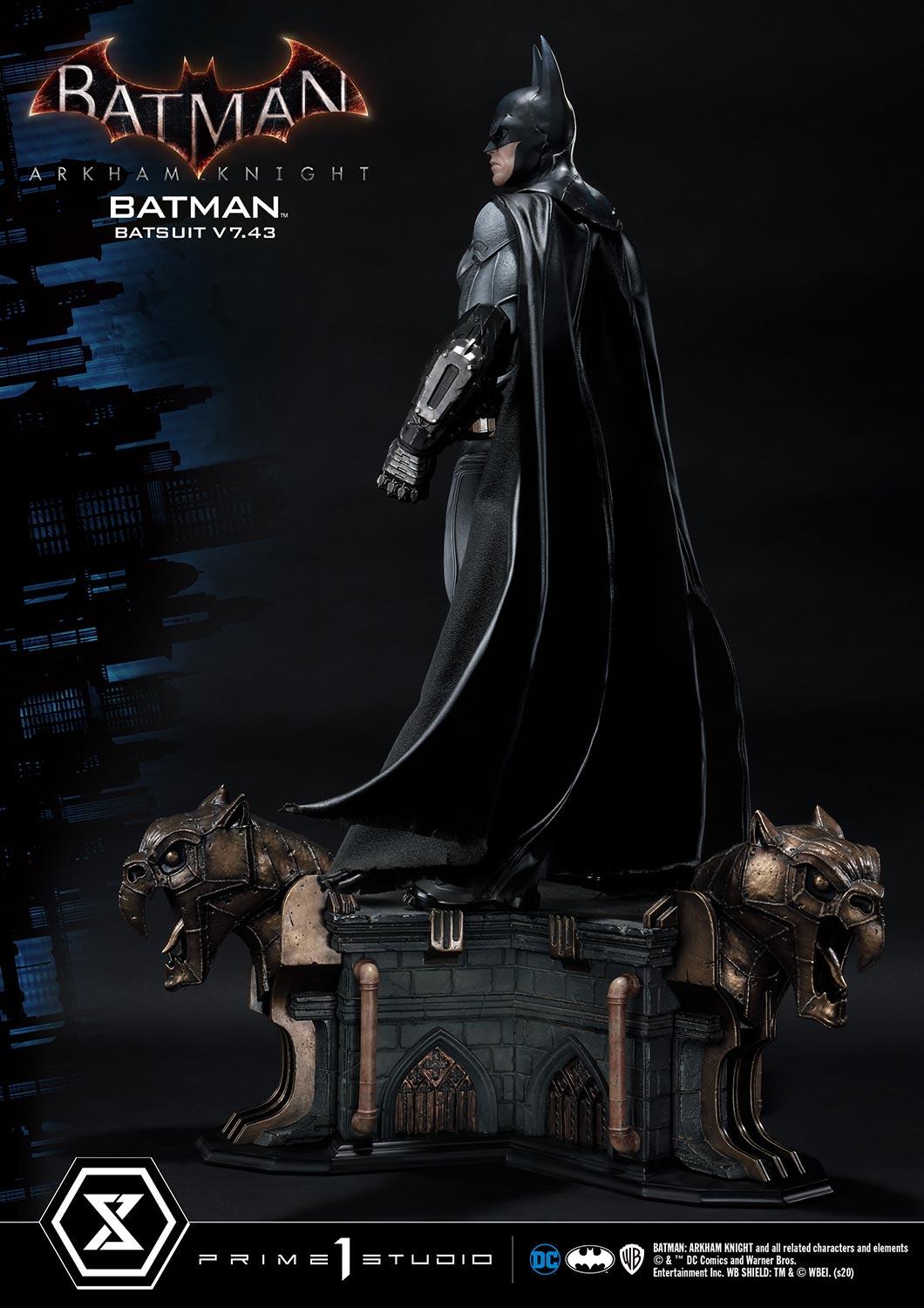 Prime 1 Studios Museum Masterline: Batman Arkham Knight - Batman Batsuit V7.43 Ex Version Escala 1/3