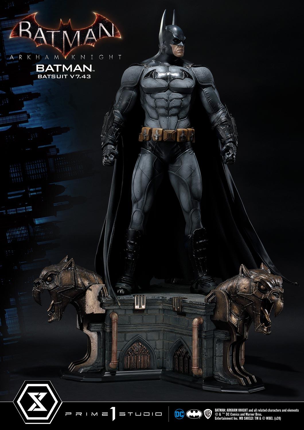 Prime 1 Studios Museum Masterline: Batman Arkham Knight - Batman Batsuit V7.43 Ex Version Escala 1/3