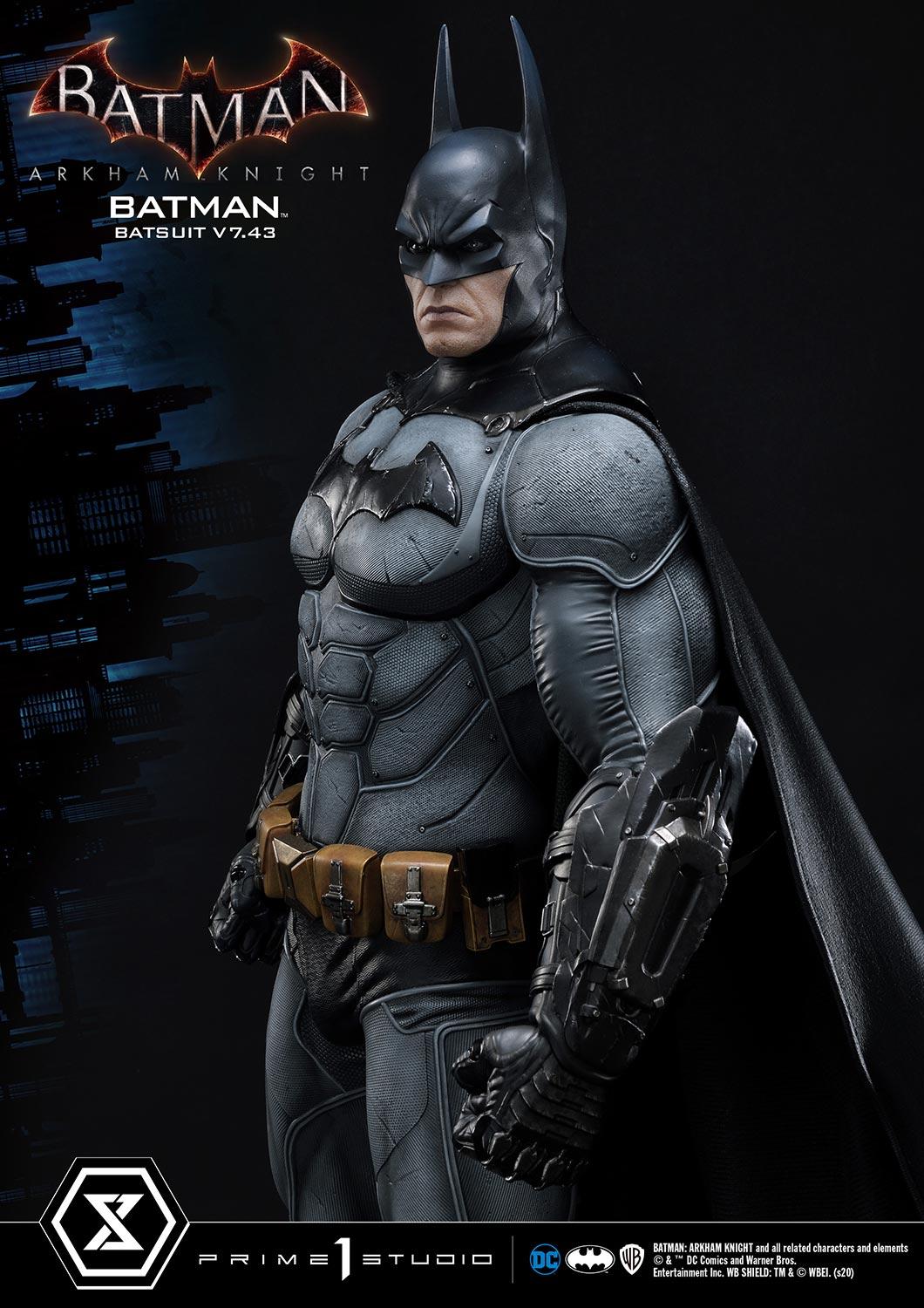 Prime 1 Studios Museum Masterline: Batman Arkham Knight - Batman Batsuit V7.43 Ex Version Escala 1/3