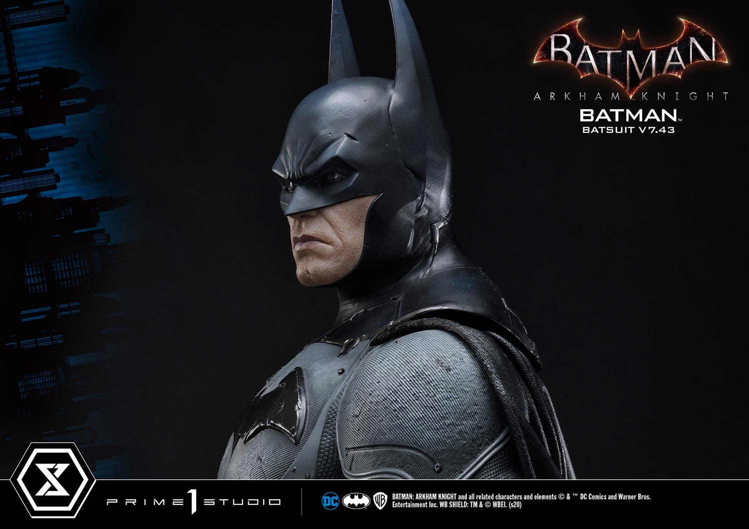 Prime 1 Studios Museum Masterline: Batman Arkham Knight - Batman Batsuit V7.43 Ex Version Escala 1/3