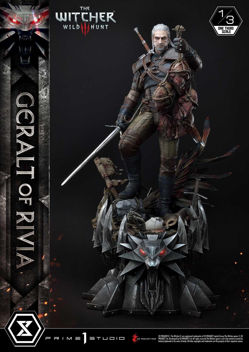 Prime 1 Studios Museum Masterline: The Witcher3 - Wild Hunt Geralt Of Rivia Escala 1/3